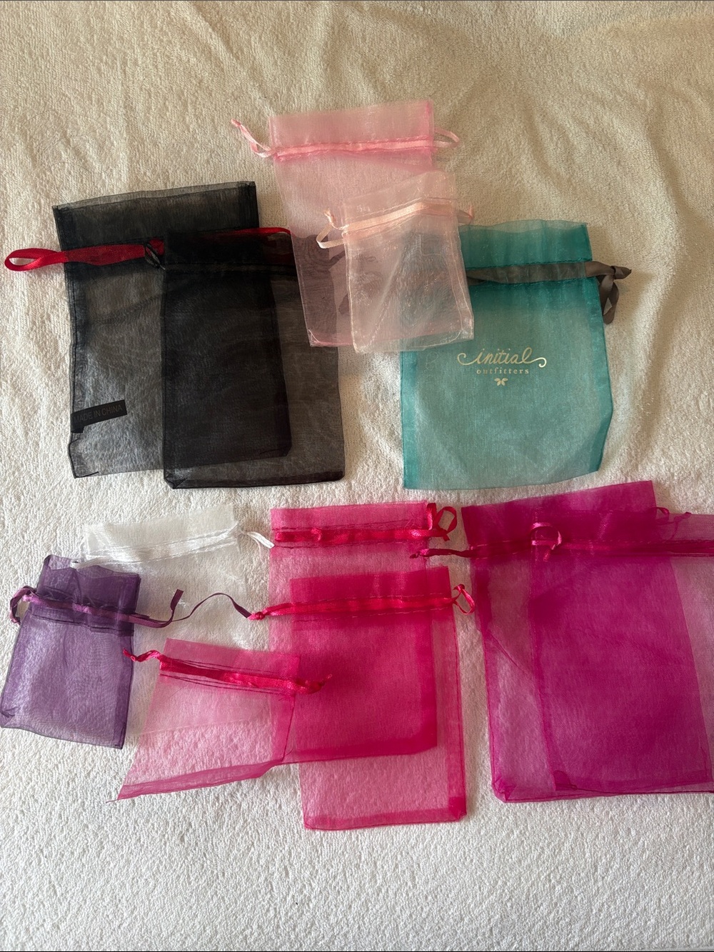 Mesh jewelry bags